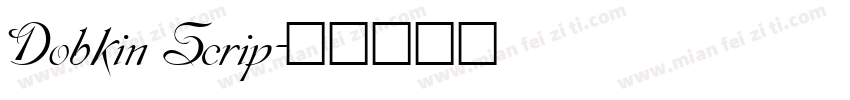 Dobkin Scrip字体转换